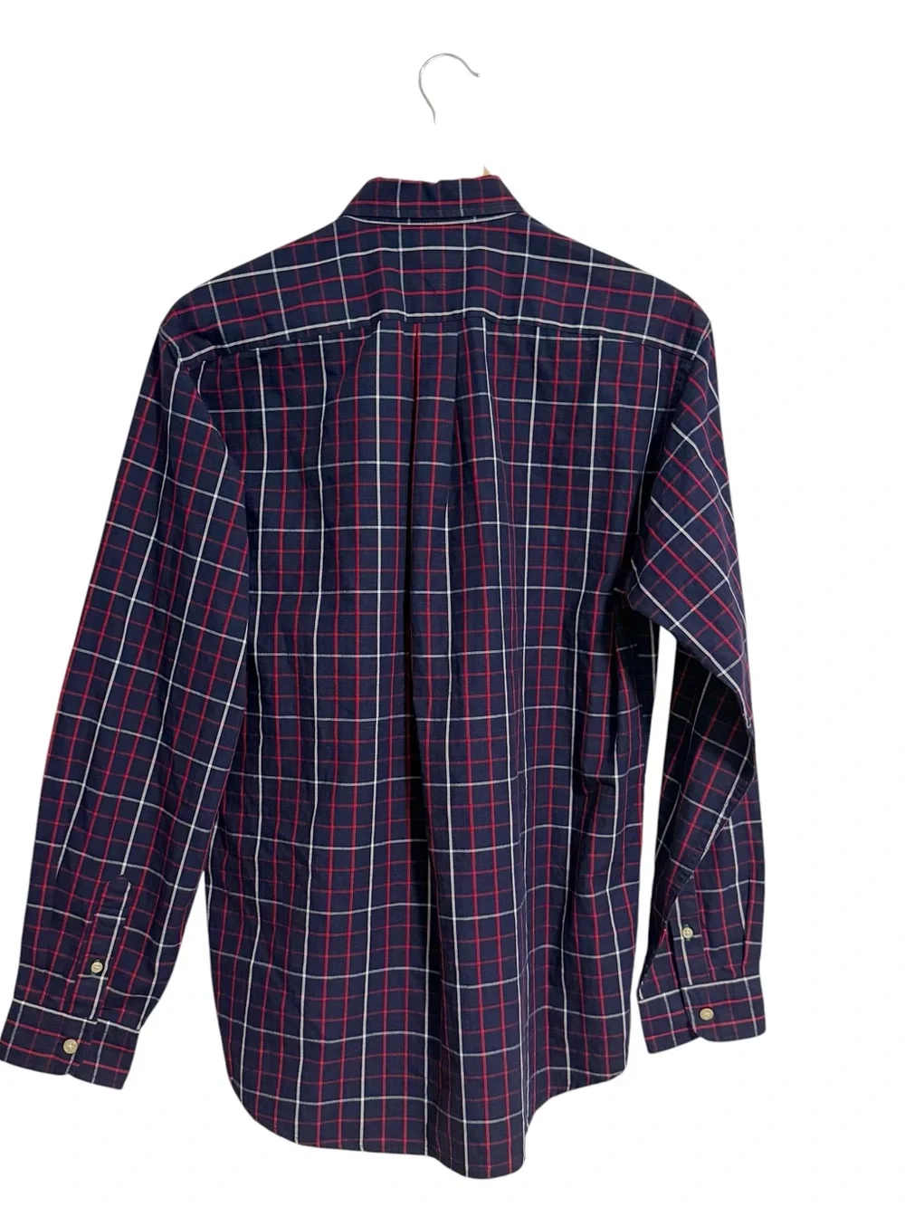 Tommy Hilfiger Heritage Regular-Fit Oxford Windowpane Plaid Check Shirt Size XL